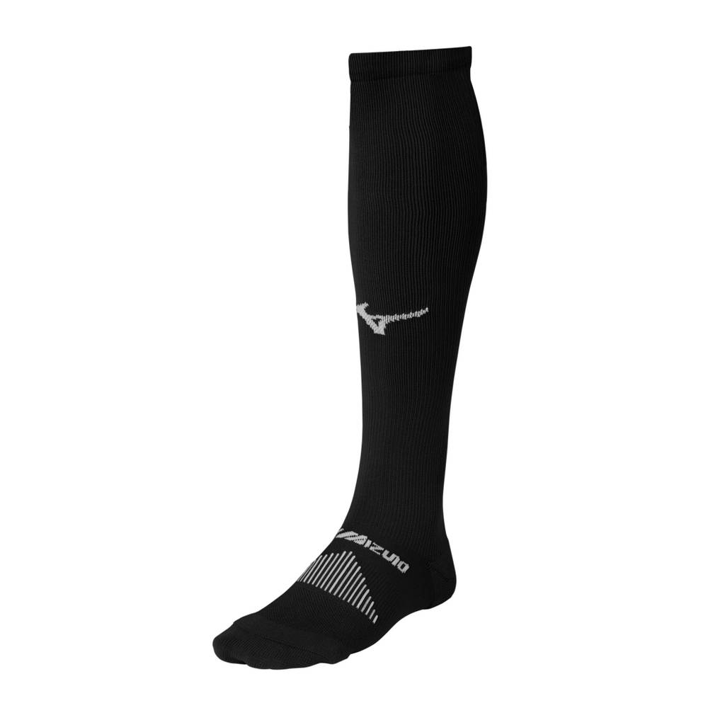 Mizuno Men's Performance OTC Baseball Socks Black (370230-CSM)